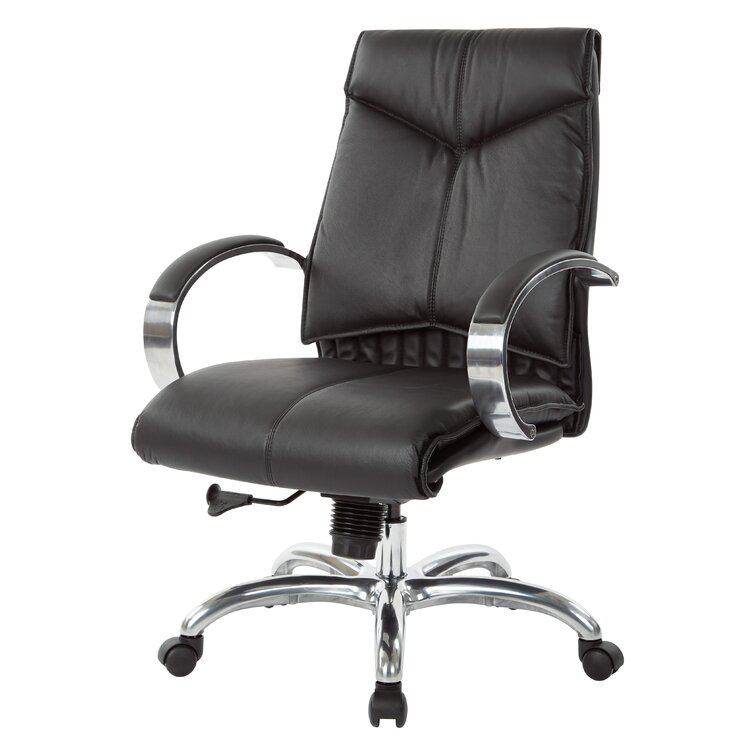 Tweedy Genuine Leather Conference Chair